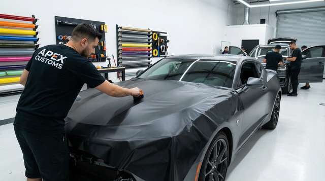 快播改装视频 - 车身贴膜改色视频教程